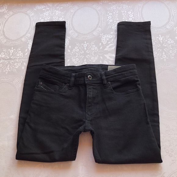 Diesel Industry Sleenker-J-N Slim Black Denim Jeans Pants Boys Kids Size 10Y - Picture 13 of 16